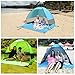 SLB Pop Up Beach Tent, Sun Shelter Shade Easy Up Portable Anti UV Cabana Beach Umbrella for Outdoor 3 or 4 Person
