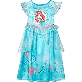 Disney Girls’ Little Princess Fantasy Gown, Ariel - Ocean Dreams, 2T