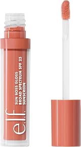 e.l.f. Sun Boss Gloss SPF 25 Peachy Kween Lip Gloss Vegan Cruelty-Free