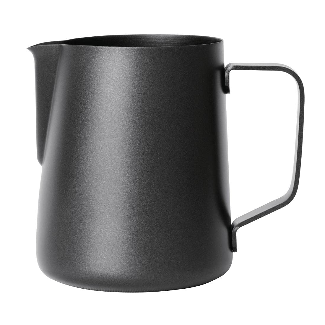 Olympia Black Non-Stick Milk Frothing Pitcher Jug for Coffee Latte Art 570ml CM607