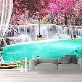 Wall Murals for Bedroom Great View from Balcony Removable Wallpaper Peel and Stick Wall Stickers - 66x96 inches