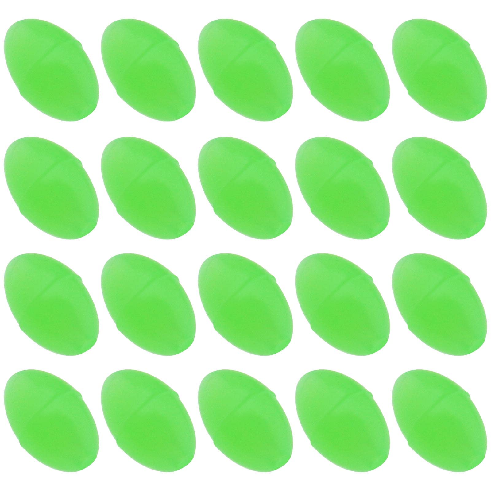 Create idea 300Pcs Luminous Fishing Beads Luminous Glow Fishing Beads PE Beads Round Fishing Beads Luminous Round Oval Egg Beads Fishing Tackle Accessories for Fish Line