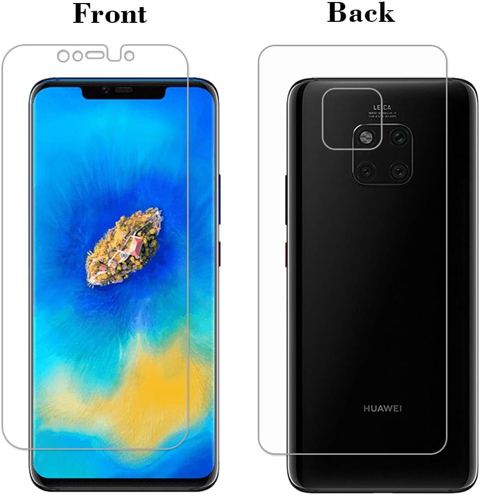 for Huawei Mate 20 Pro Front + Back Full Coverage HD Clear TPU Screen Protector-1 Front+1 Back