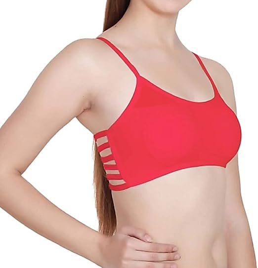 girls padded sports bra