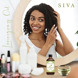 Siva Lemongrass Essential Oil 4oz (118ml) Premium