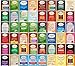 Twinings Hot Tea Sampler Gift Pack, 96 Count Assortment Includes Organic, Green, Black, Herbal, Earl Grey, English Breakfast, Decaf, Camomile, Chai Tea and More with By The Cup Honey Sticks