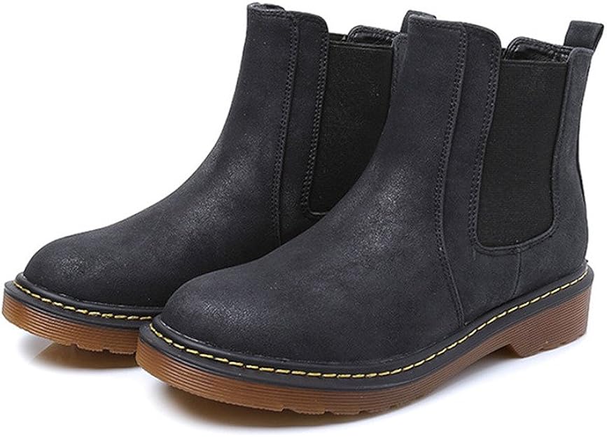 Womens round toe chelsea boots Clearance
