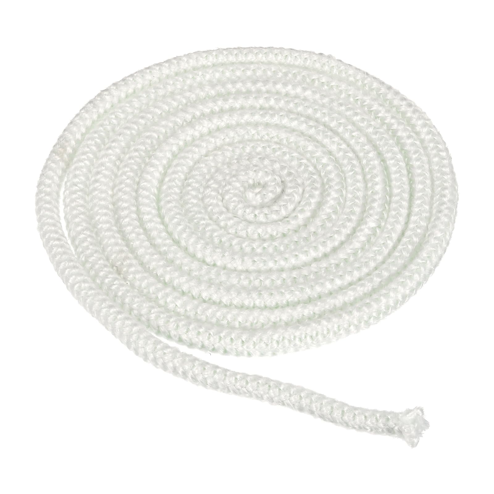 PATIKIL 3/8"x 118" Wood Stove Gasket, Fiberglass Round High-Temperature Resistance Seal Rope Replacement for Stoves Fireplace Door, White