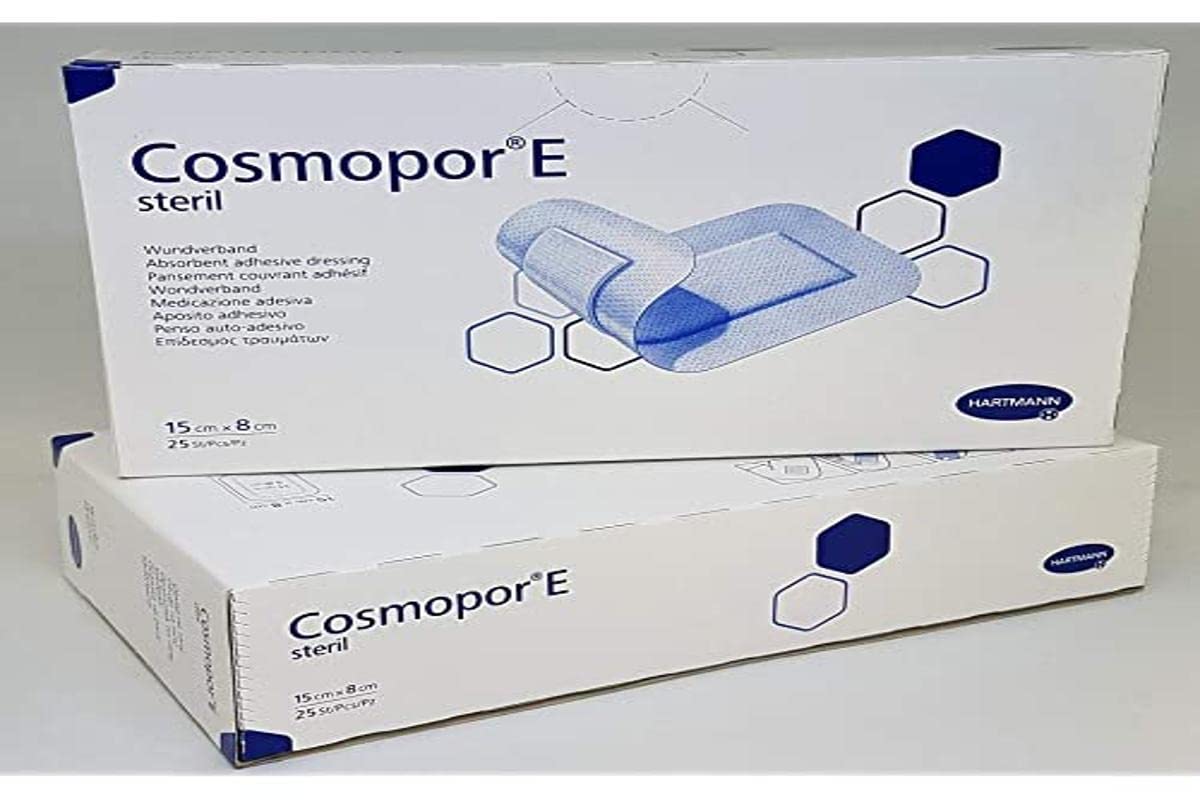 Cosmopor E- Adhesive Sterile Wound Dressing 8cm X 15cm 25'S