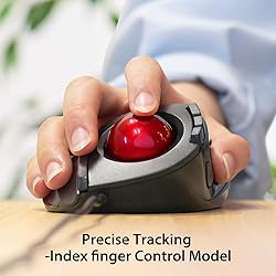 ELECOM DEFT Trackball Mouse, Wired, Finger