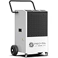 Moiswell 240 Pints Commercial Dehumidifier with Pump and Drain Hose for Basements and Large Spaces up to 8,500 Sq Ft
