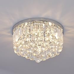 Gopmmy Modern K9 Crystal Raindrop Chandelier