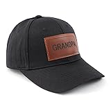 New Grandpa Gift，Grandpa Leather Patch Trucker