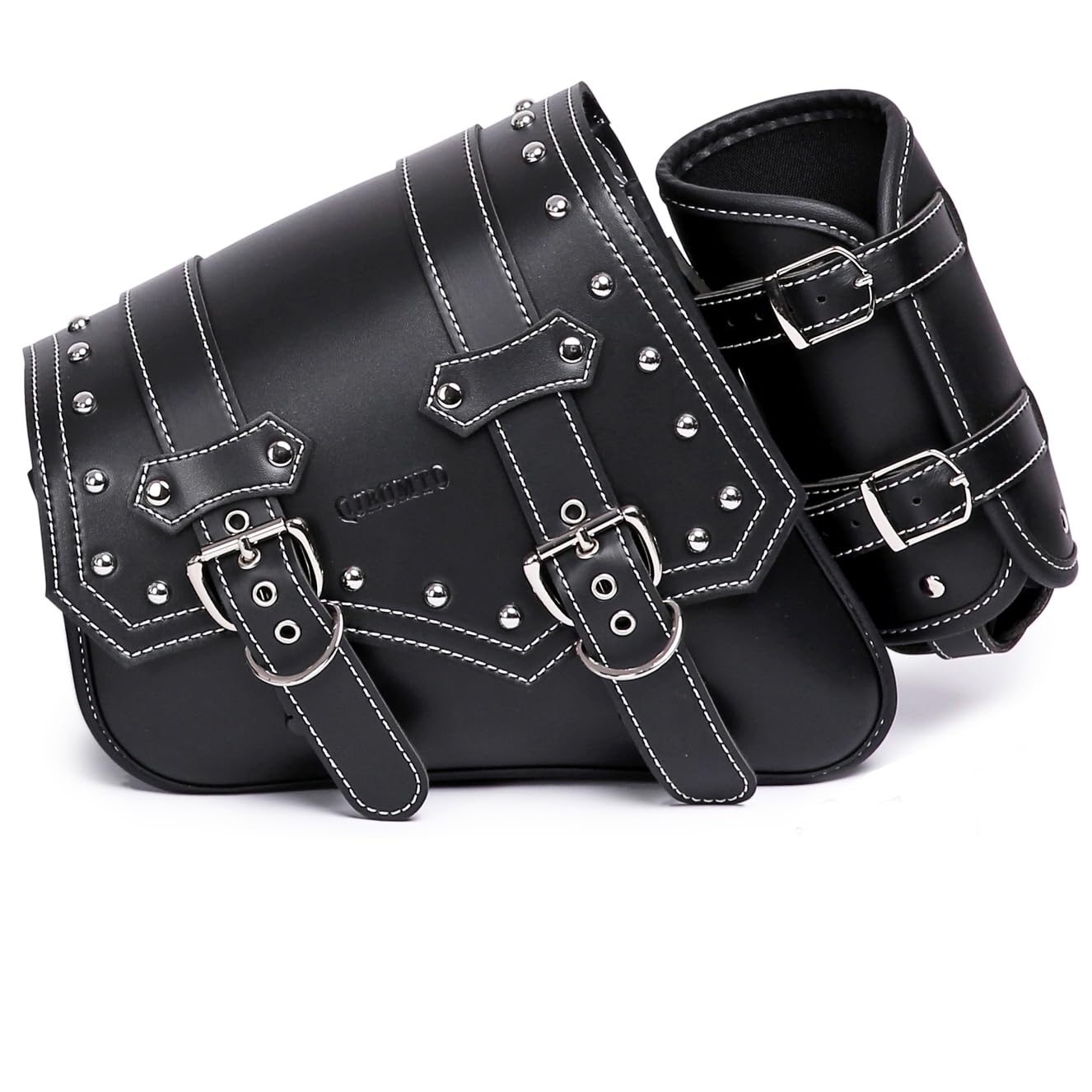 Motorrad Satteltaschen -Satteltaschen Softail PVC Leder für Harley Sportster Wasserdicht