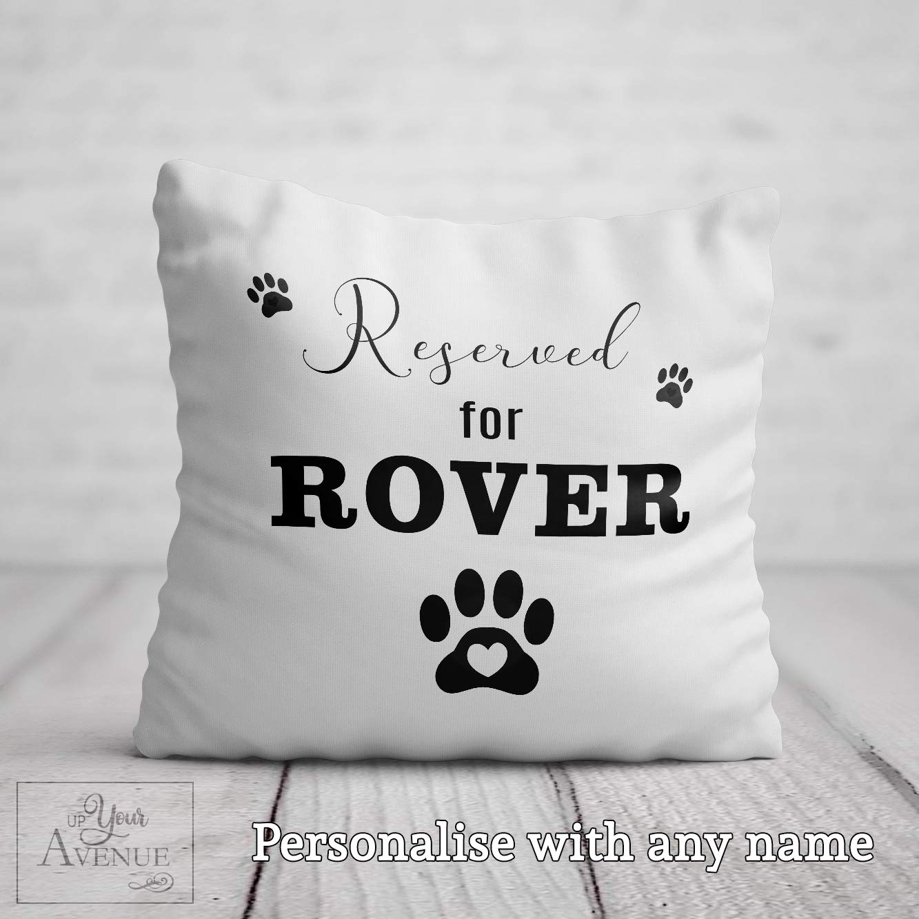 Dog Cushion Personalised Dogs Pet Name Dog Sofa Pillow Dog
