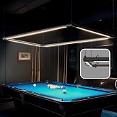 Professional LED Billiard &amp; Pool Table Light, Non-Flickering &amp; Evenly Distributed Light Source &amp; Adjustable Height Rectangle 4000K