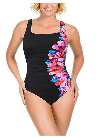 kirkland signature by miraclesuit women's one piece slimming swimsuit