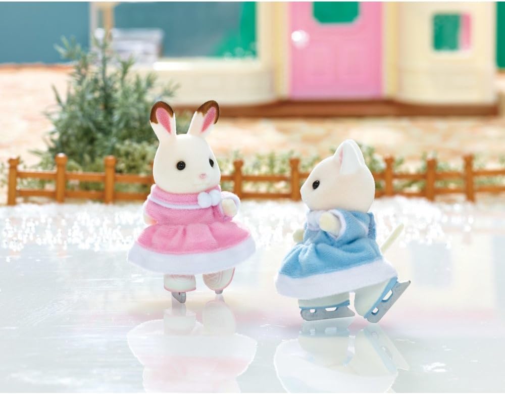 calico critters ice skating friends