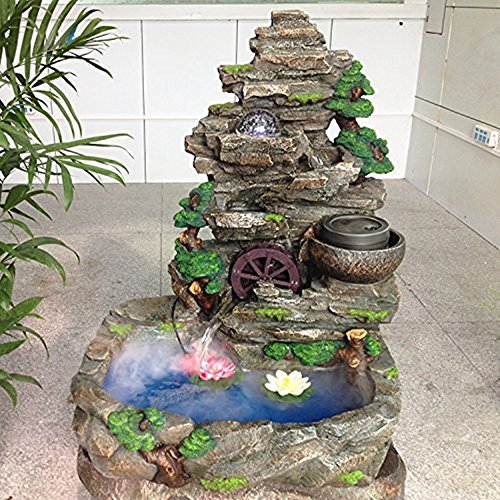 AGPTEK 300mL/H Original Mini Mist Maker Fogger Water Pond Garden Fountain Fogger Indoor Outdoor