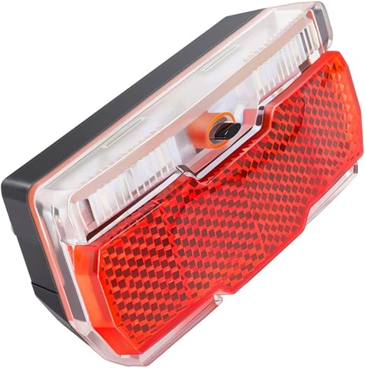Bike Rear Rack Light with Two Modes Steady and Flashing, Bicycle