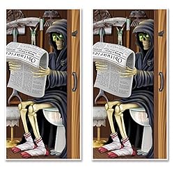 Beistle Grim Reaper Restroom Door Cover Pack of 2