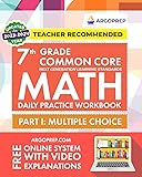 7th Grade Common Core Math: Daily Practice Workbook