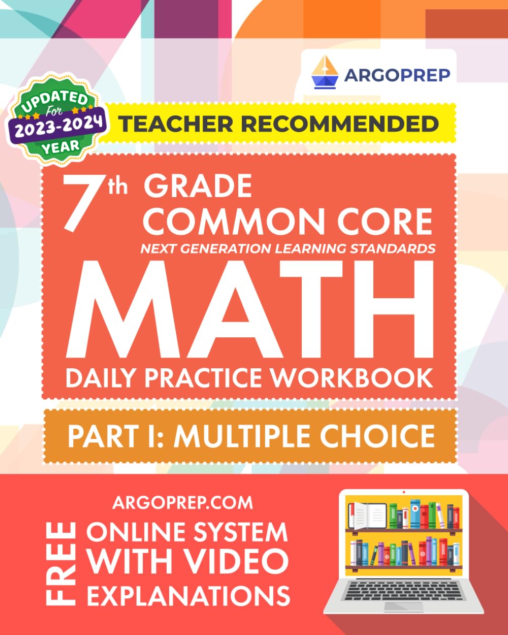 7th Grade Common Core Math: Daily Practice Workbook