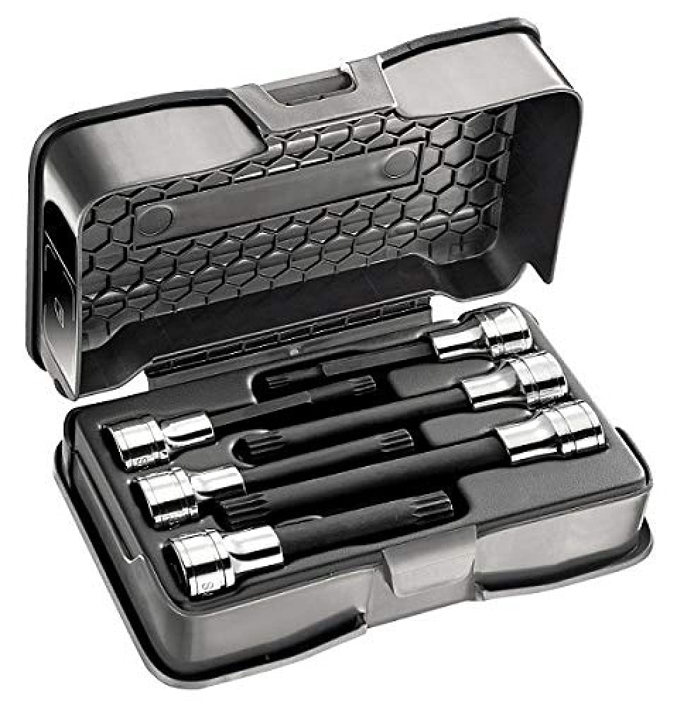 USAG U02332512 - 233 1/2 NXZN/C6 - Assortment with socket bits for XZN screws in ABS case (6 pcs.)