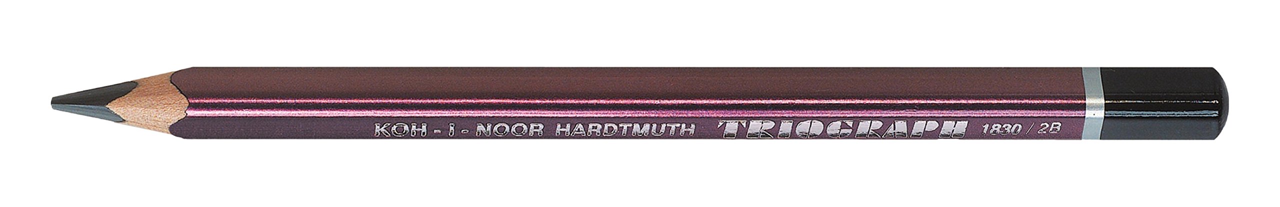 KOH-I-NOOR 2B Jumbo Triangular Graphite Pencil (Pack of 6)