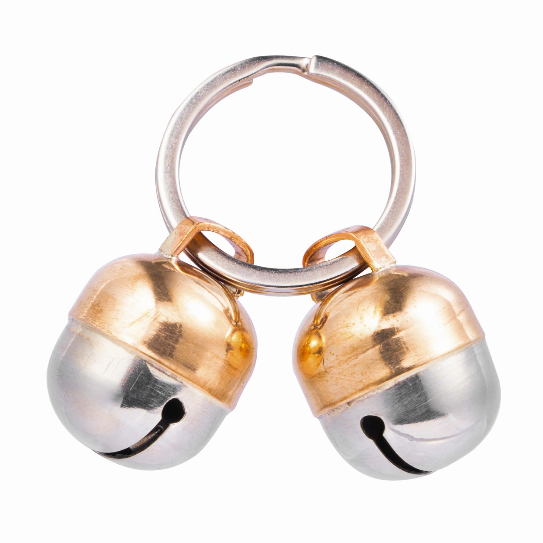 Beau's Bells 2 Extra Loud Cat & Dog Bells | Pet Tracker | Save Birds & Wildlife Handmade Copper (Medium)