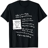 Fido Dido Face Multi Text T-Shirt