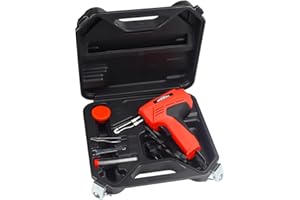 DKWOESHG 100W Soldering Gun Kit, Instant-Heat 120V AC with 700°F Max Temp, Trigger Activated with Work Light, Includes 2 Tips, Solder, Hex Wrench & Plastic Case