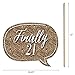 Big Dot of Happiness Finally 21 Girl - 21st Birthday Photo Booth Props Kit 20 Count