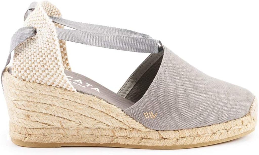 cream wedges closed toe