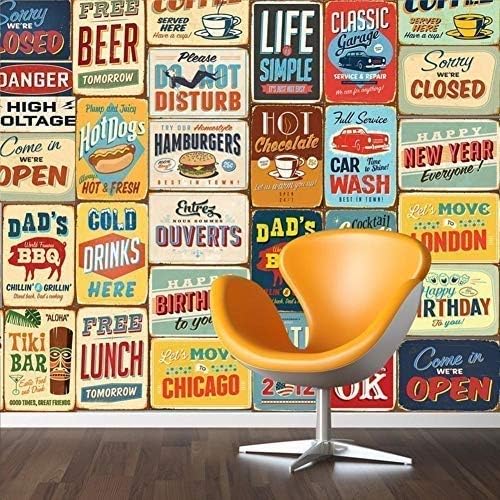WALPLUS Collage Mural Artistic Creations Picture Room Decor Vintage-Inspired Kit Prints Album Covers Posters Unique Indie Dorm Photo Display for Vintage Metal Signs Art Retro Classic 30 PCS A4 Size