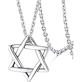 FaithHeart 925 Sterling Silver Necklace for Women, Celtic Knot/Star of David/Opal Pendant Necklaces with Rolo Chain Dainty Amulet Jewelry Gifts for Women