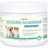 Nervous System Supplements, Seizure Guardian for Dogs and Cats, Natural Herbal Formula for Daily Relaxation, Stress Response and Reduce Sudden Loss of Balance or Collapse - 4 oz