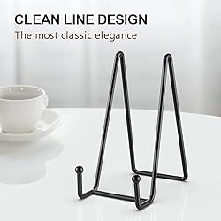 3 Pack 6 Inch Plate Stands for Display Picture