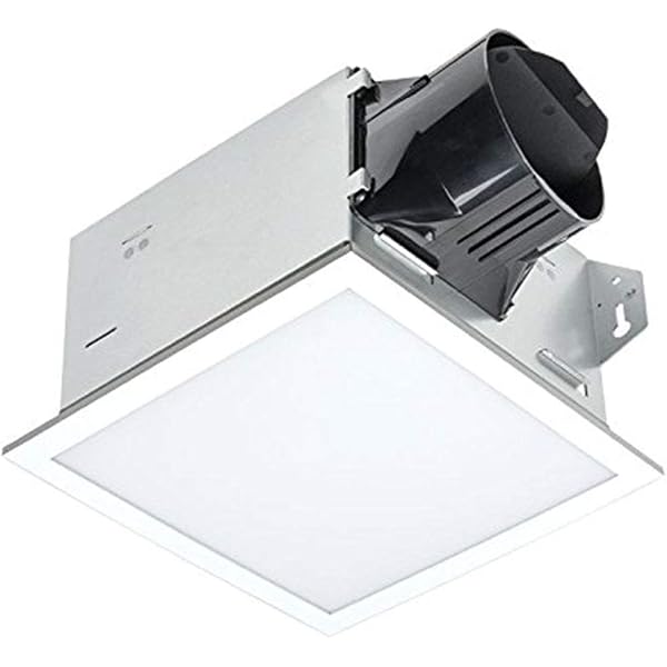 Bathroom Ventilation Fan, White 1.5-Sone 80-CFM, LED Light - Amazon.com