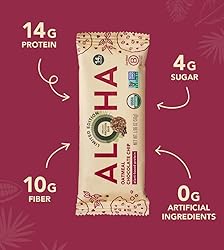 ALOHA Organic Plant Based Protein Bars - Oatmeal