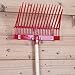 RAM-PRO 4 Black Wall Mount Screw-in Tool Holder, Utility U-Hooks 3-1/2”. Great for Garage/Workshop Storage. Hang Shovels, Rakes, Brooms, Garden Tools etc.