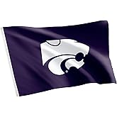 Desert Cactus Kansas State University KSU Flag - 3 x 5 Feet Wildcats Banner, Indoor/Outdoor Durable Fabric, 100% Polyester Design (Style 1)