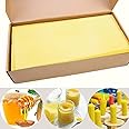 Varybeaty Wax Foundation for bee Frames Beeswax Sheets for Beehives Honey Bee Wax Sheets 30pcs(16.34 x 7.68inch)