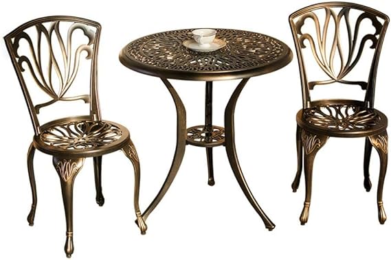 Amazon.de: Gartenmöbel Set Lounge, Metall Balkonmöbel Kleiner Balkon