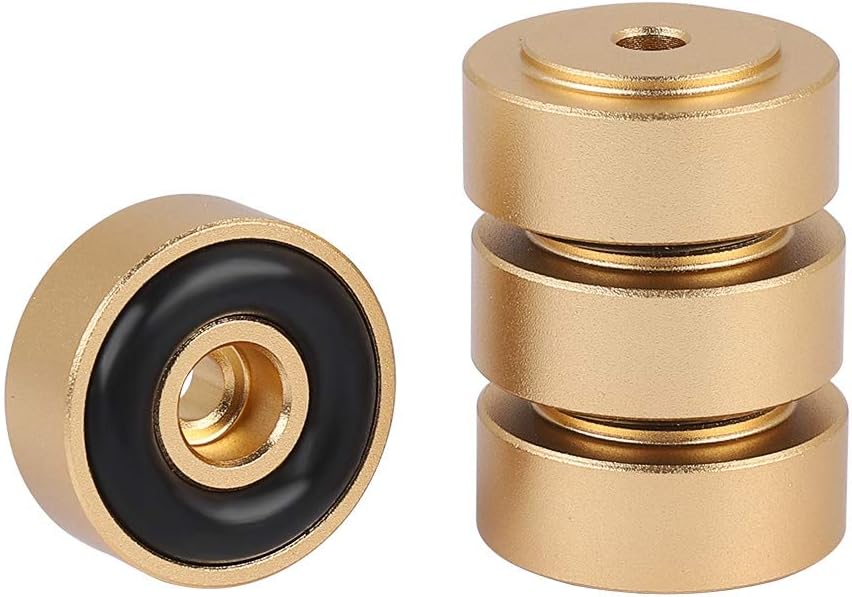 Bewinner Audio Amplifier Feet, 4PCS 208mm Aluminum Alloy Amplifier Feet for CD