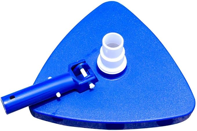 weighted triangle pool vacuum head