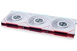 Lian Li UNI Fan TL LCD 120 Reverse Blade/White/Triple Pack/with Controller - 12RTLLCD3W.US