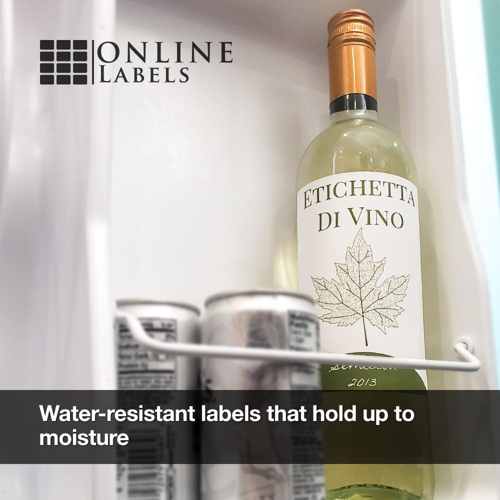 Download Amazon Com Waterproof Wine Bottle Labels 3 5 X 4 5 Pack Of 400 Label Sets 100 Sheets Inkjet Printers Online Labels Office Products