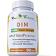 Raesun Botanics DIM Supplement 125mg - DIM Diindolylmethane Plus BioPerine 90-Day Supply of DIM for Estrogen Balance, Hormone Menopause Balance, Acne Support, Hair Skin and Nails
