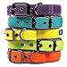 Max and Neo Glacier Reflective Neoprene Metal Buckle Dog Collar - We Donate a Collar to a Dog Rescue for Every Collar Sold (Large, Orange)
